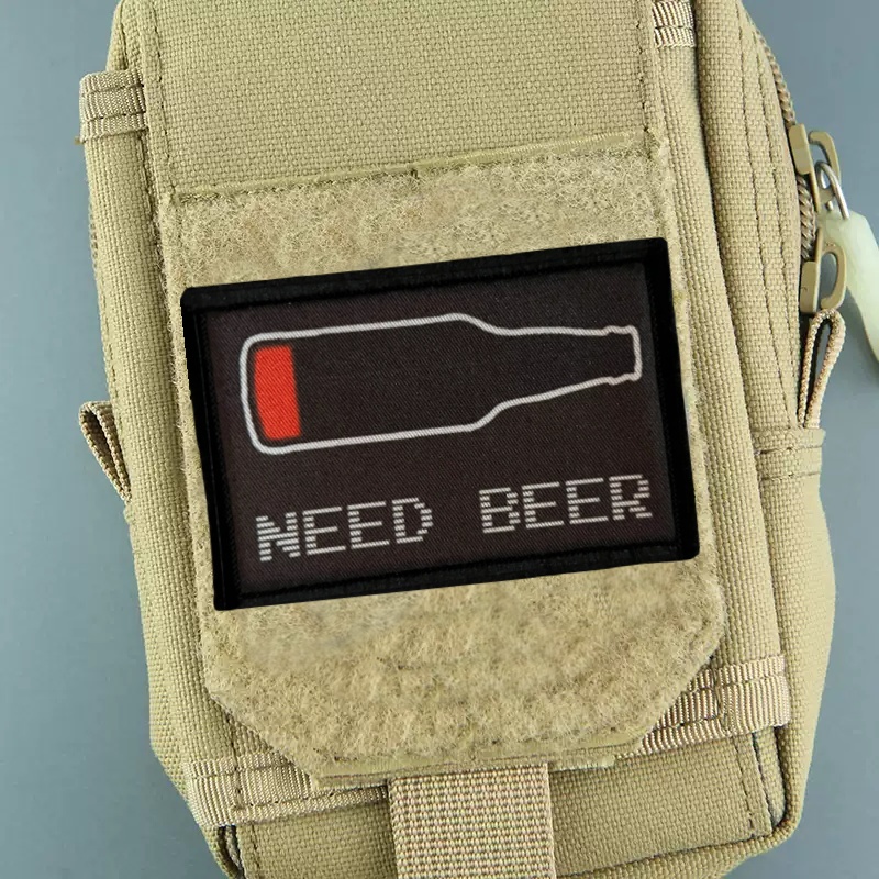 Urban Backpack Tactical - NEED BIER Gedrukte Patch op Kleding