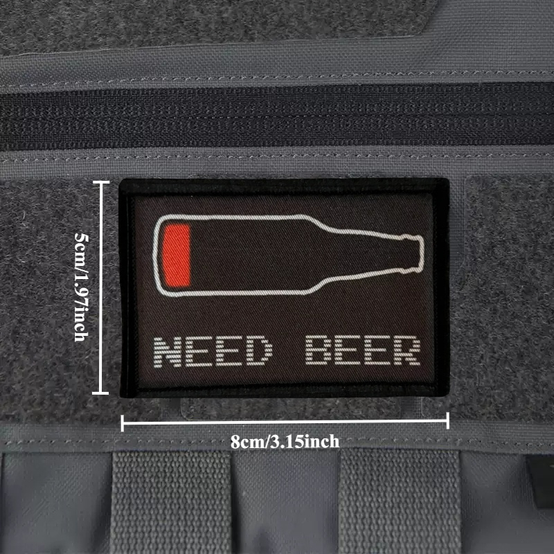 NEED BIER Gedrukte Patch op Kl - Urban Backpack Tactical recensie en prijs