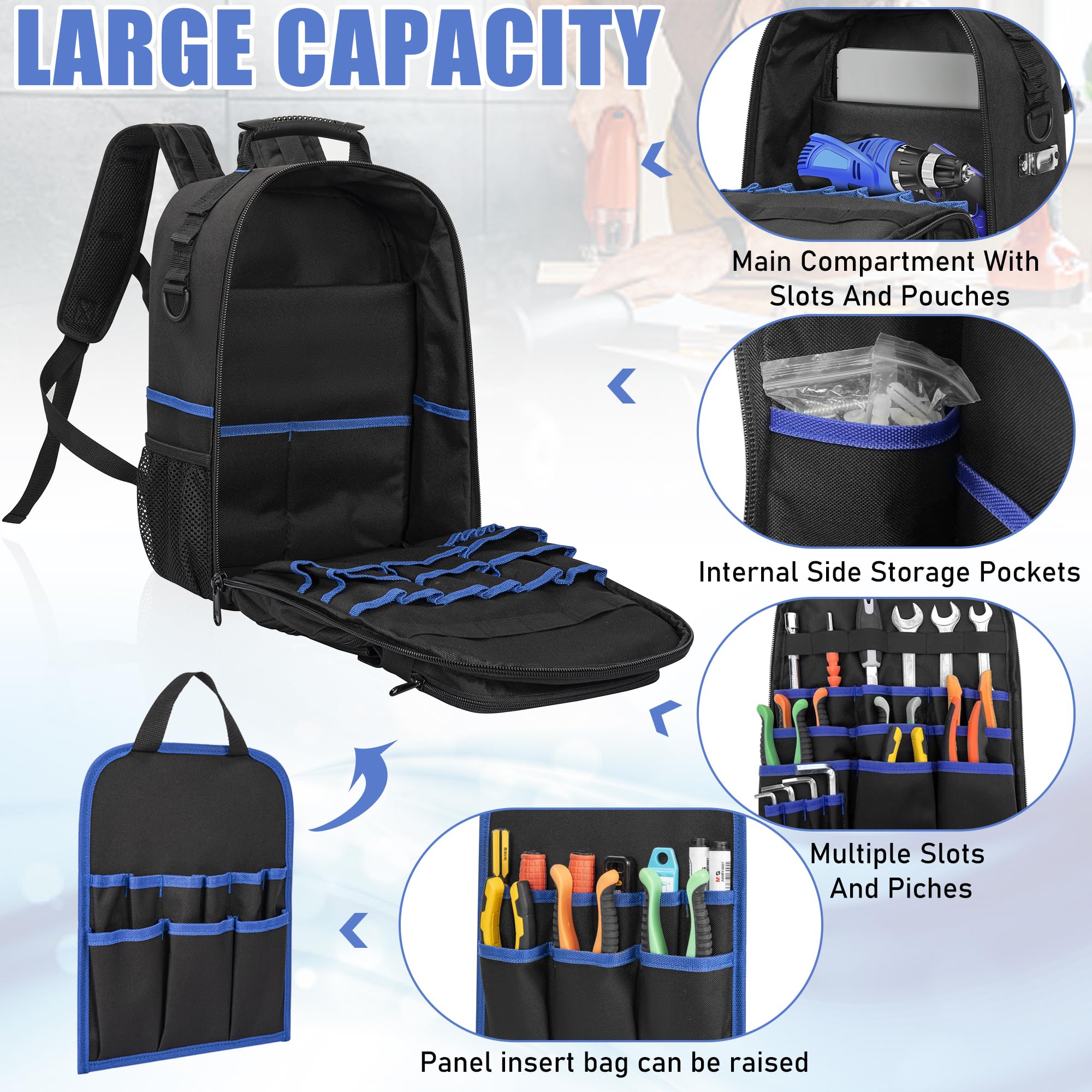 Robuuste gereedschapsrugzak me - Backpack Insert Organizer recensie en prijs