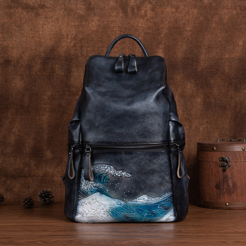 Johnature Echt leer Damesrugza - Leather Backpack Vintage recensie en prijs