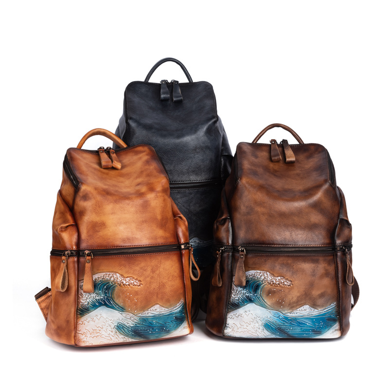 Johnature Echt leer Damesrugza - Leather Backpack Vintage recensie en prijs