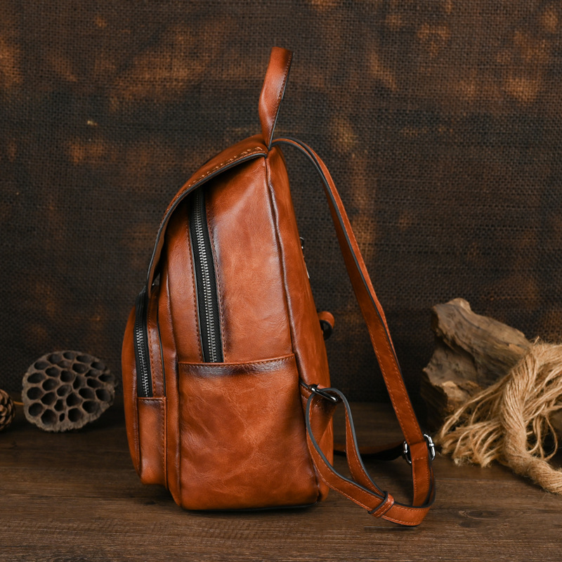 Johnature 2026 Nieuwe vintage  - Leather Backpack Vintage recensie en prijs