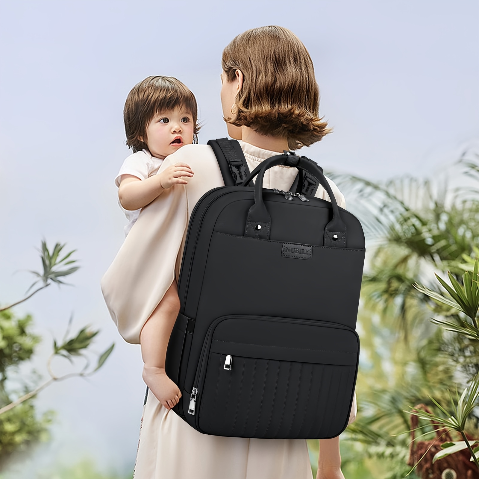 NEWHEY Luiertas Rugzak met dra - Backpack Diaper Bag recensie en prijs