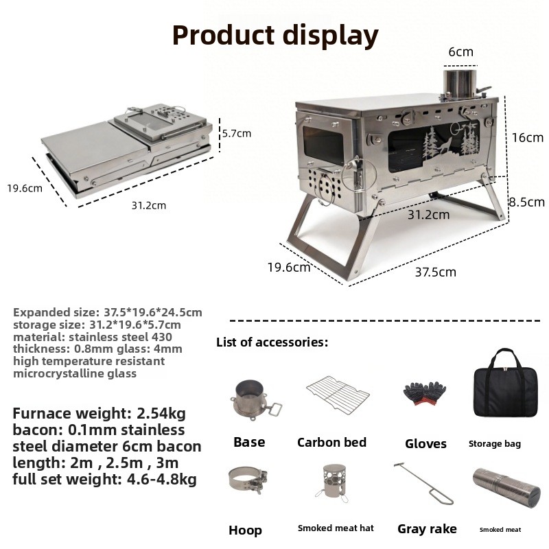 Roestvrijstalen opvouwbare dra - Foldable Backpack Small recensie en prijs