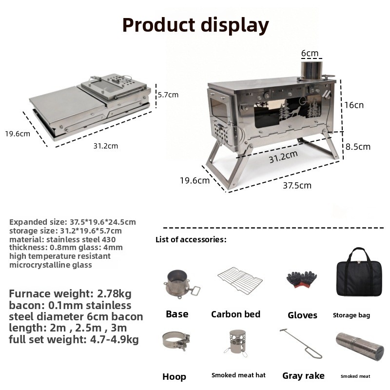 Roestvrijstalen opvouwbare dra - Foldable Backpack Small recensie en prijs