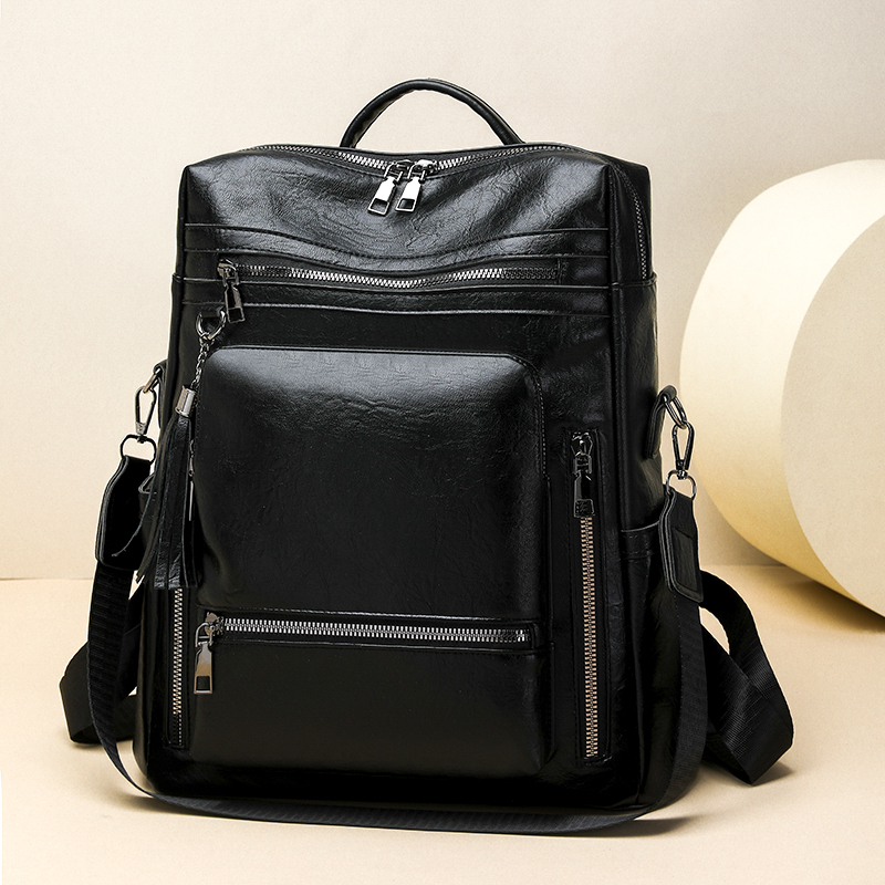 Vintage lederen look rugzakset - Leather Backpack Vintage recensie en prijs