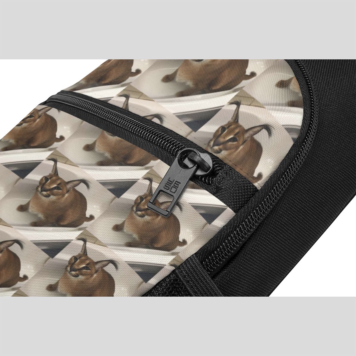 Big Floppa Animal Cat Borsttas - Sling Backpack Shoulder recensie en prijs